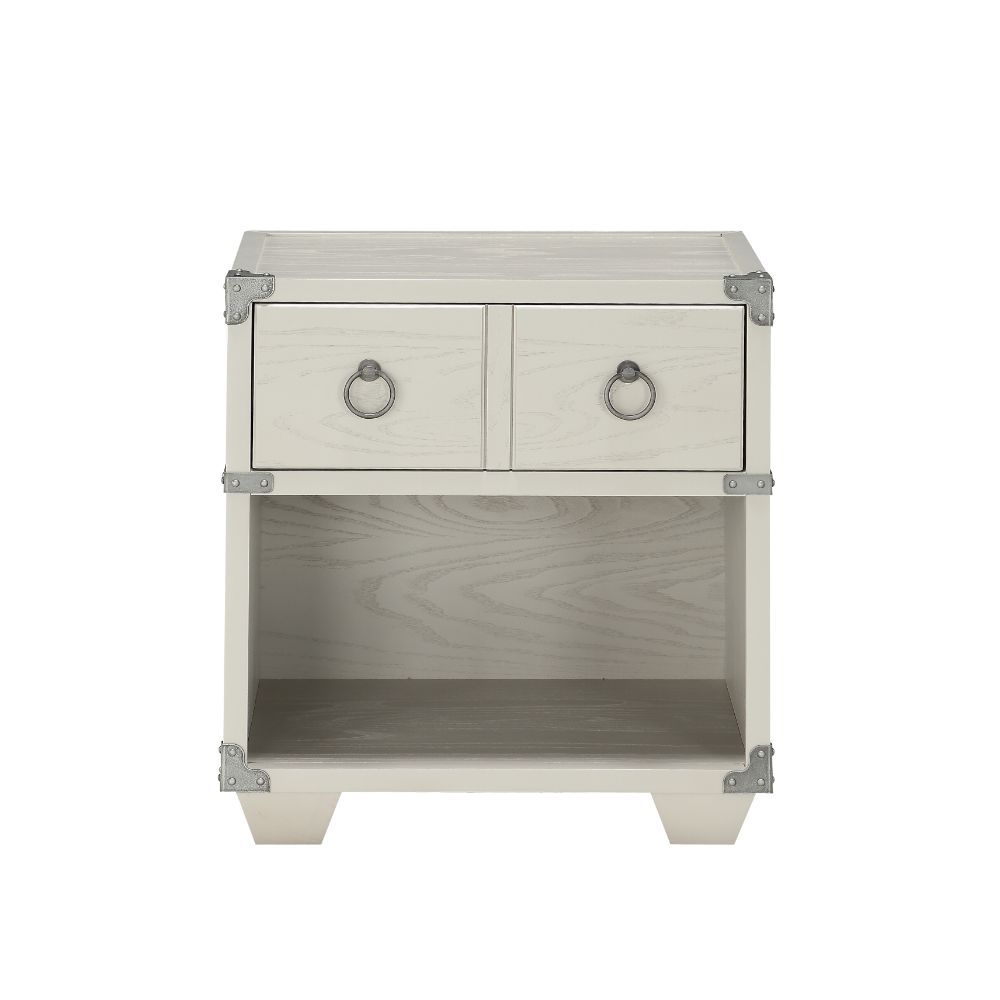 USB Charging Port & 1 Drw Drawer: GLIDE) Side Metal, (Ball Bearing), DOVETAIL) English, Manual-Close, Hardware: Double Pull-Knobs CONSTRUCTION] Wooden Frame w/Metal Industrial Braces, Wooden Block Leg (Pine & Poplar)<br/><br/><b>Product Features</b><ul><l