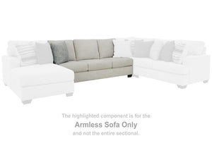 Lowder - Stone - Armless Sofa