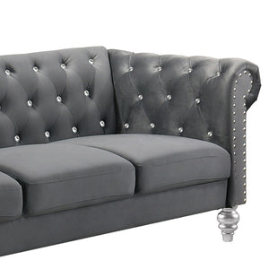 Emma Crystal - Sofa - Gray
