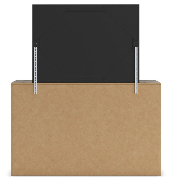 Graystorm - Brown Gray - Dresser And Mirror