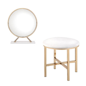 Cushion Thickness: 50 mm Foam Density: D19 Mirror Inner Dimension: 16-" Dia