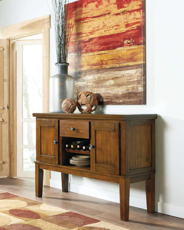 Ralene - Light Brown - 7 Pc. - Extension Table