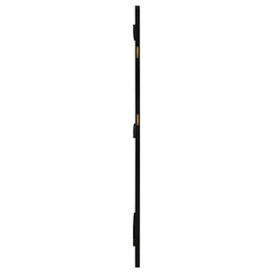 Arini - Cane Weave Full Length Standing Floor Mirror - Black