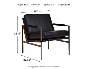 Puckman - Black - Accent Chair