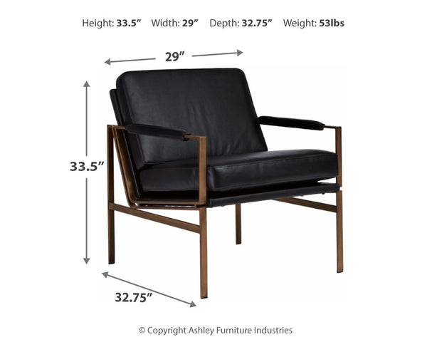 Puckman - Black - Accent Chair