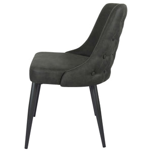 Cosmo - Upholstered Dining Side Chair (Set of 2) - Gray