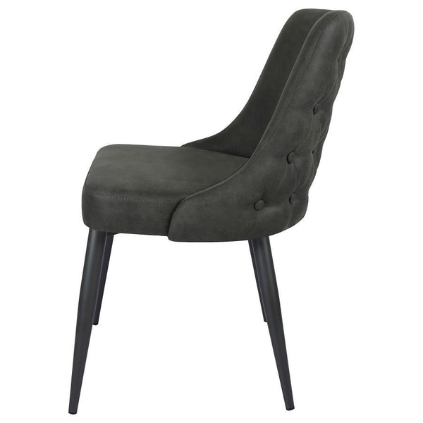 Cosmo - Upholstered Dining Side Chair (Set of 2) - Gray