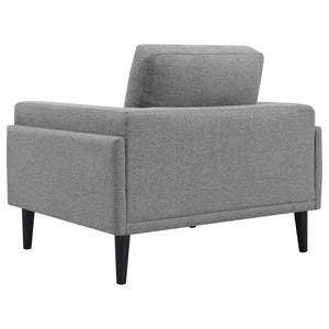 Rilynn - Upholstered Track Arm Accent Chair - Gray