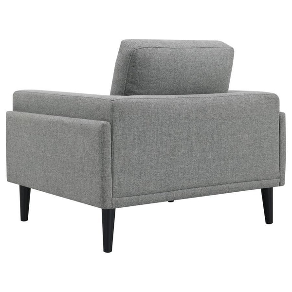 Rilynn - Upholstered Track Arm Accent Chair - Gray