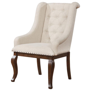 Brockway - Upholstered Arm Chair (Set of 2) - Barley Java