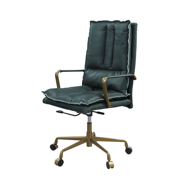 Tinzud - Office Chair - Dark Green Finish