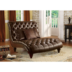  expertly crafted with PU upholstery. Includes classic features button tufted