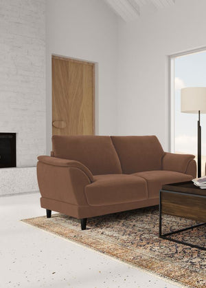  it combines plush foam seat cushions and curved tufted arms for a cozy and supportive feel. Built with a fully encased engineered wood frame and 