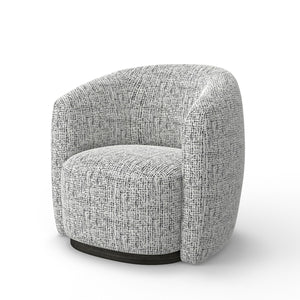 Tatum - Swivel Accent Chair - Nightshade