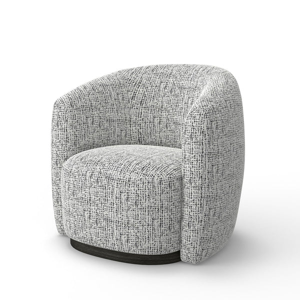Tatum - Swivel Accent Chair - Nightshade