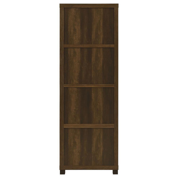 Sachin - 3-Shelf Engineered Wood Media Tower - Dark Pine