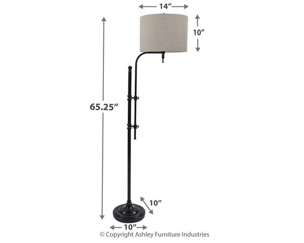 Anemoon - Black - Metal Floor Lamp