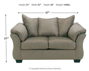 Darcy - Cobblestone - Loveseat