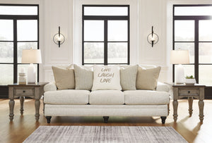  transitional style? Enter this sofa. Its commitment to carefree comfort is right at home with your relaxed living room aesthetic. A subtle chevron effect elevates the everyday charm of the neutral fabric
