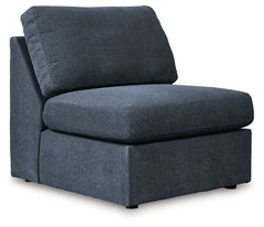 This armless chair is made with Next-Gen Nuvellaâ„¢ (polyester) fade-resistant, washable fabric. Fully finished on all sides, it pairs with other items in the series to make a modular sectional.<br><br><b>Additional Dimensions</b><br><ul><li>Seat depth: 2
