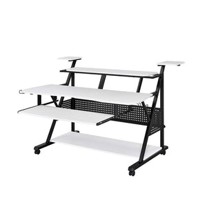Willow - Music Desk - White & Black Finish
