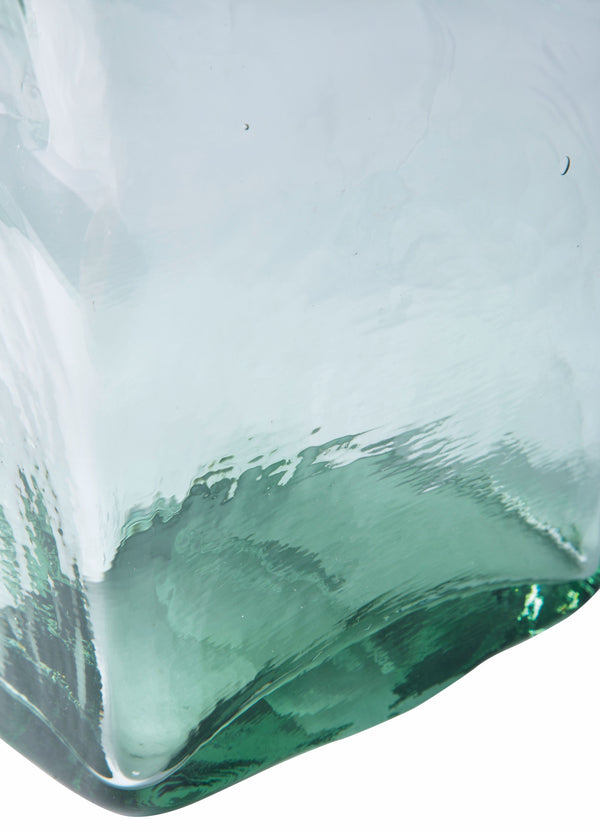  made of transparent green glass