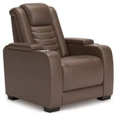 Talk about having it all. This power recliner entices with a luxe look and fabulous feelâ€”and satisfies with high-end style at an affordable price. Sleek and stylish, this impressive seating offers the convenience of one-touch power controls along with U