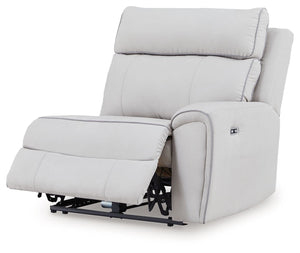 Social Pointe - Pearl / Ash - RAF Zero Wall Power Recliner