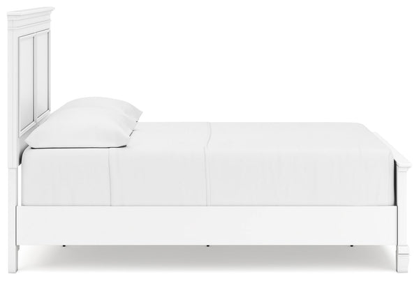 Fortman - White - Full Panel Bed