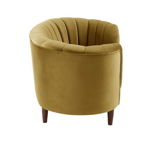 Millephri - Chair - Olive Yellow Velvet