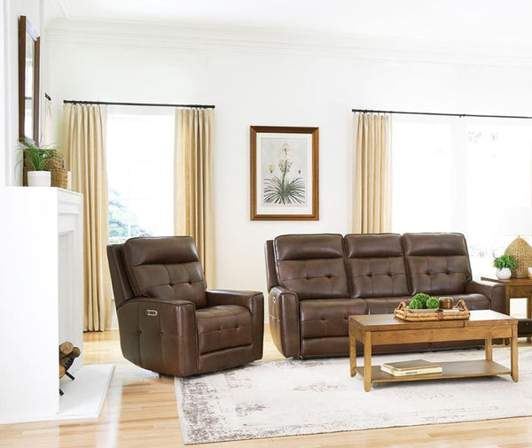 Canterbury - Power Reclining Zero Gravity Sofa And Recliner - Acorn