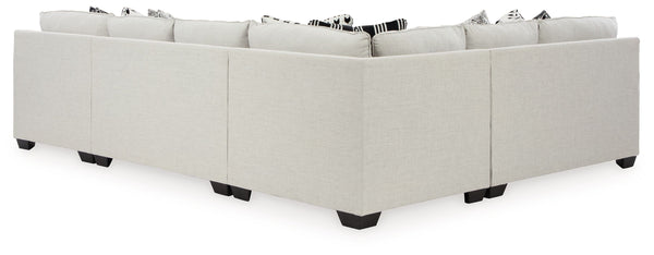 Huntsworth - Dove Gray - 4-Piece Sectional With Raf Corner Chaise