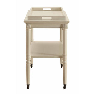  the Frisco tray table collection is elegantly scaled and very functional. Featuring a removable tray and lower open storage