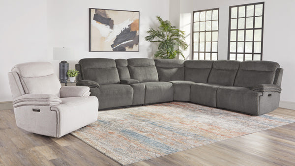 Alpine - 6 Piece Package Sectional - Midnight
