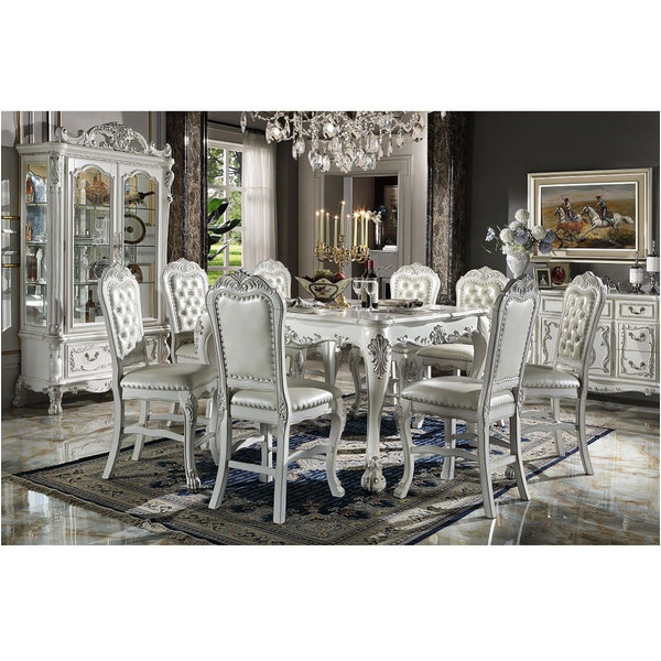 Dresden - Counter Height Table 54-"L - Bone White Finish