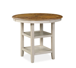 Mitchell - 5 Piece Counter Dining Set - Bisque / Brown