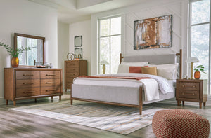 Lyncott - Brown - 6pc Cal King Bedroom Set