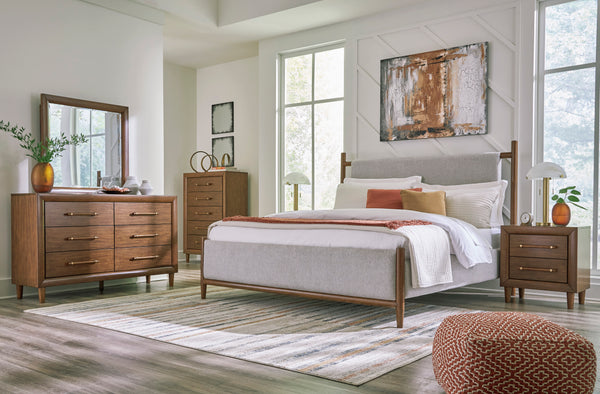Lyncott - Brown - 6pc Cal King Bedroom Set