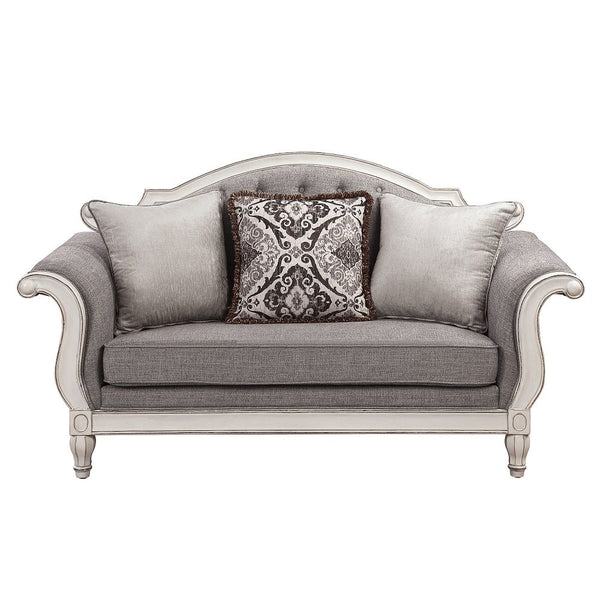 Pocket Coil Foam Density: D18 Cushion Thickness: 7-" 3 Pillows Included Button Tufted