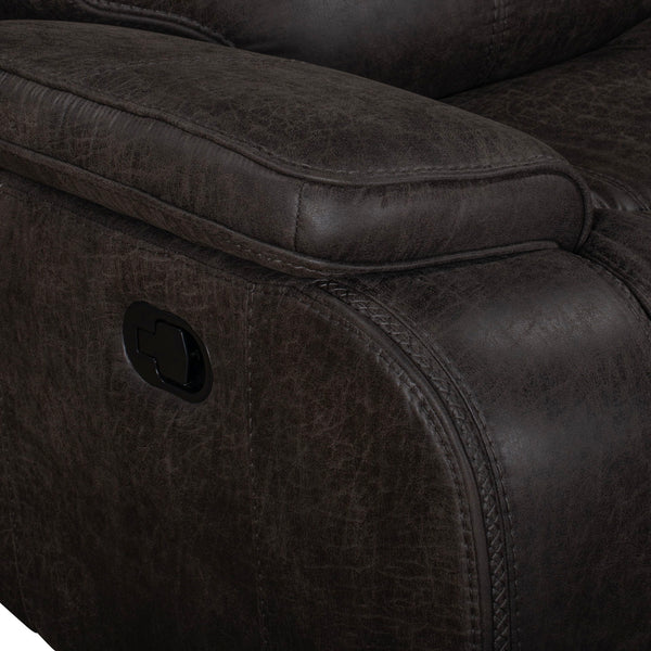 Brookings - Console Loveseat With Dual Recliners - Charcoal
