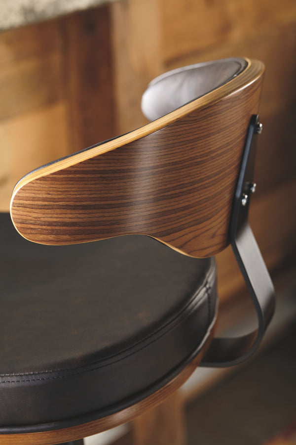  the seating areaâ€™s artful contours put the ac
