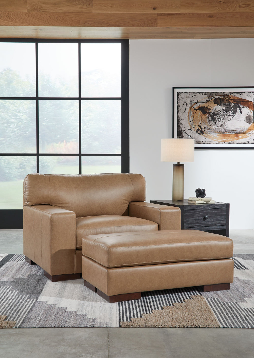 Premium in every aspect, this living room set is crafted with elevated comfort in mind. Every detail, including the supple combination leather and faux leather upholstery, has been designed and refined to look and feel luxurious. It-'s sure to be a rich a