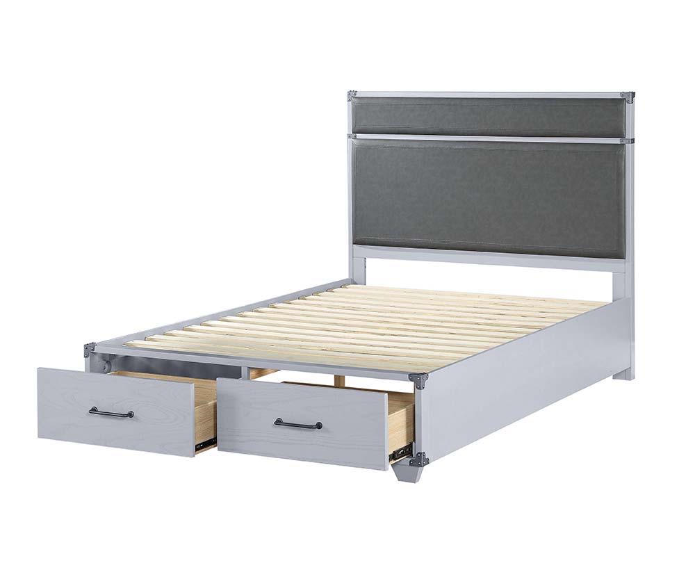 Update your kid-'s room with the sleek contemporary style of the stunning Orchest bedroom collection. The clean straight lines of this bedroom set give a modern look without over complicating it. This collection comes with two optional beds, choose from a