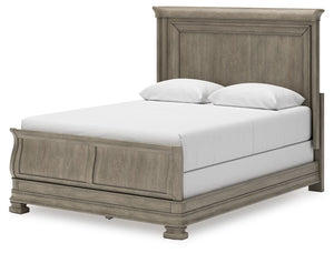Lexorne - Gray - Queen Sleigh Bed