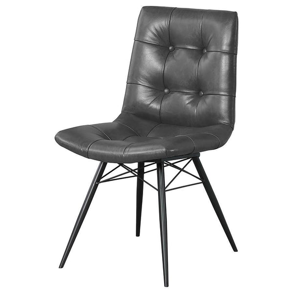 Aiken - Upholstered Dining Side Chair (Set of 4) - Charcoal