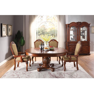 Chateau De Ville - Chair (Set of 2) - Fabric & Cherry
