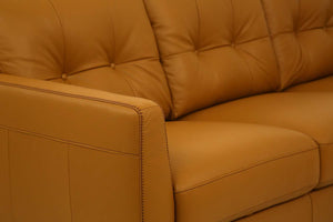 Radwan - Sofa - Camel Leather