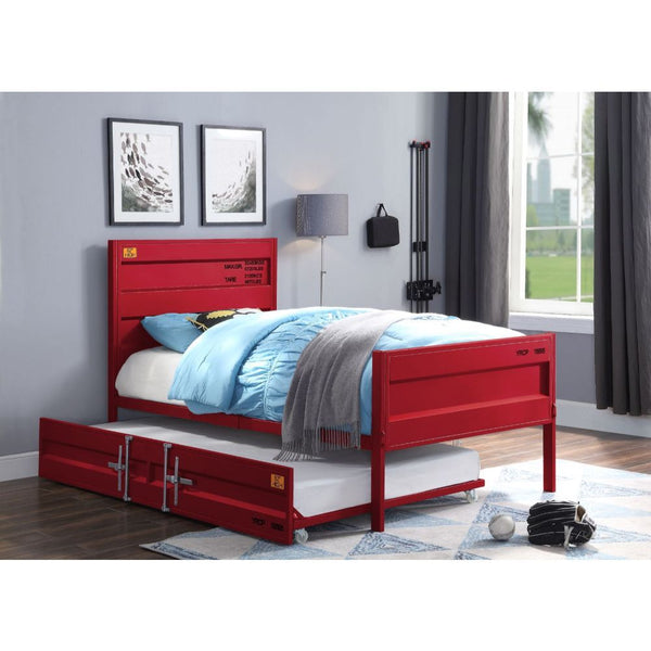  crafted with an industrial look that is an perfect match for your bedroom. The bed is ac