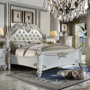 Vendome - Eastern King Bed - Silver