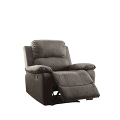 The Bina recliner offers comfort, style and value for any home. Reflects sleek styling, cozy seating and smooth polished microfiber upholstery provides relaxation from seat to toe with an easy to reach external handle for operating the reclining mechanism